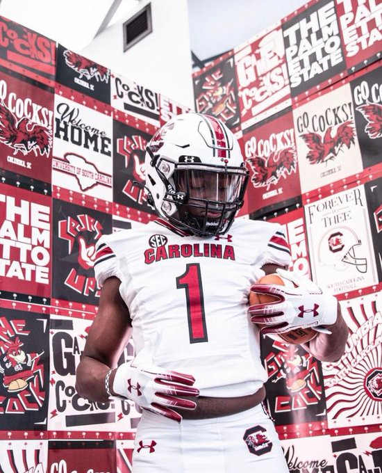 Wendell Gregory recently was visited by defensive coordinator Clayton White.